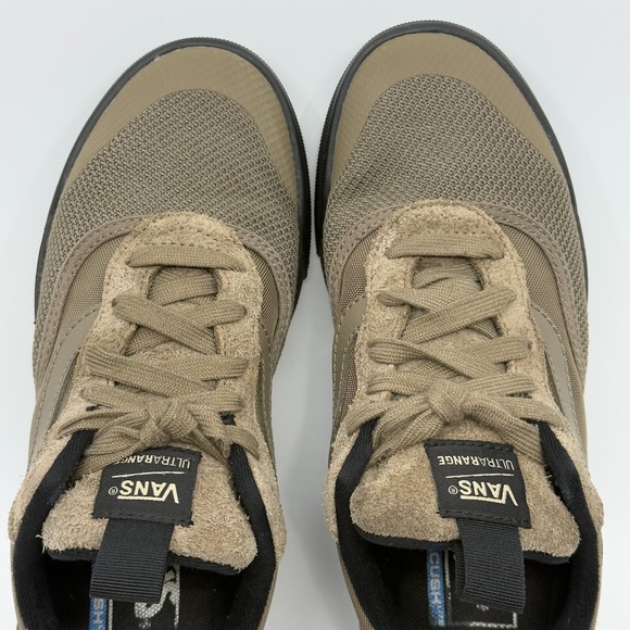 Vans Ultrarange Mesh Skateboard Sneaker Womens 8.5 8 1/2 Brown Black Low Lace Up - Picture 7 of 16
